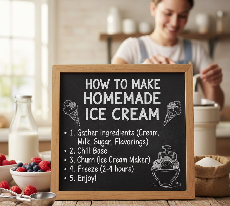 How to Make Homemade Ice Cream
