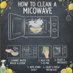 how to clean a microwave​