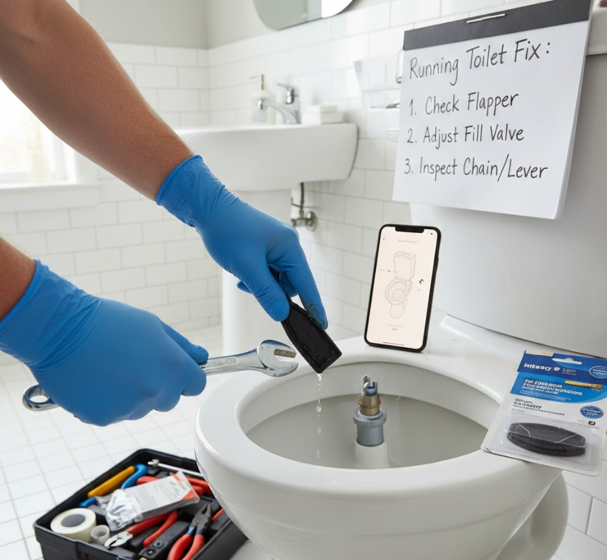 How to Fix a Running Toilet