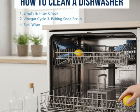 How to Clean a Dishwasher Properly