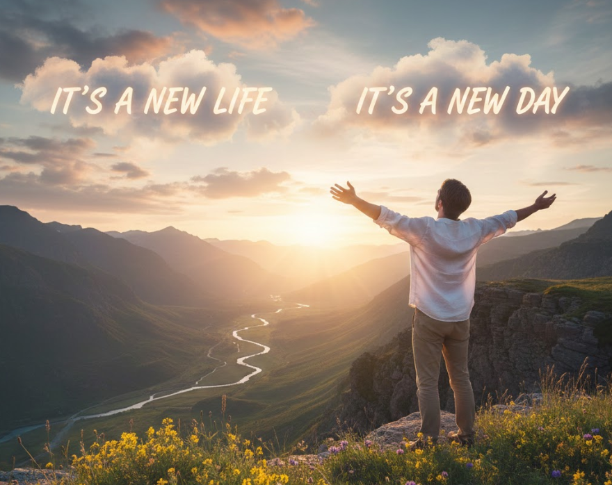 its a new life its a new day​