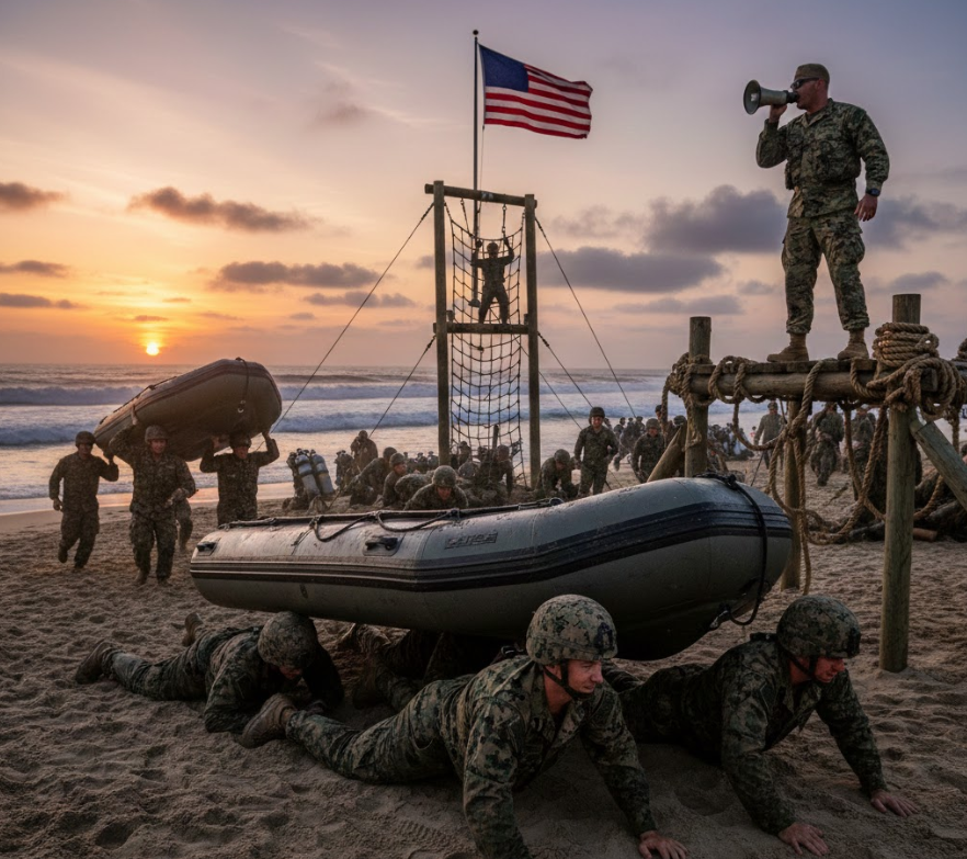 what does navy seal training consist of​"