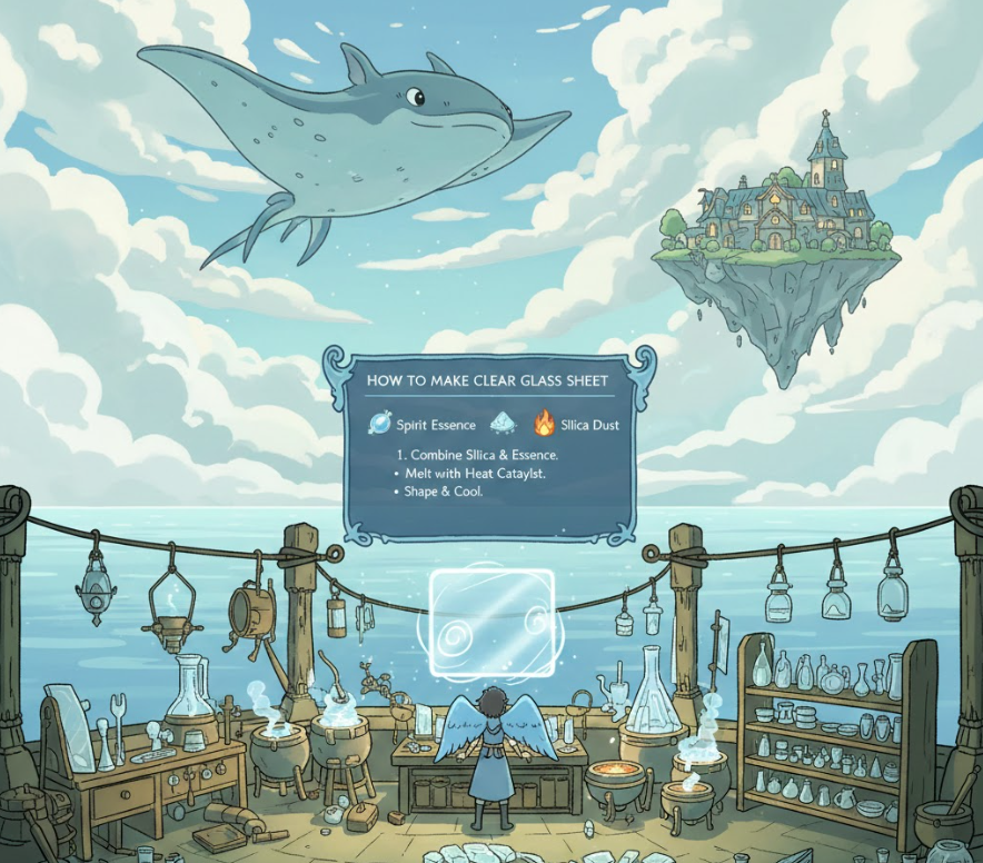 How to Make Clear Glass Sheet Spiritfarer