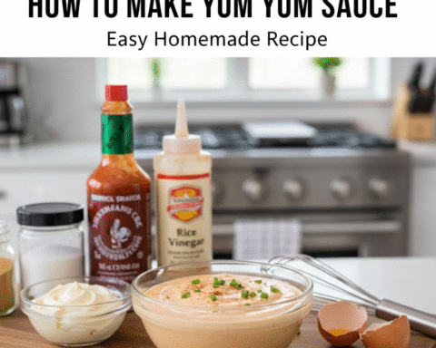 How to Make Yum Yum Sauce